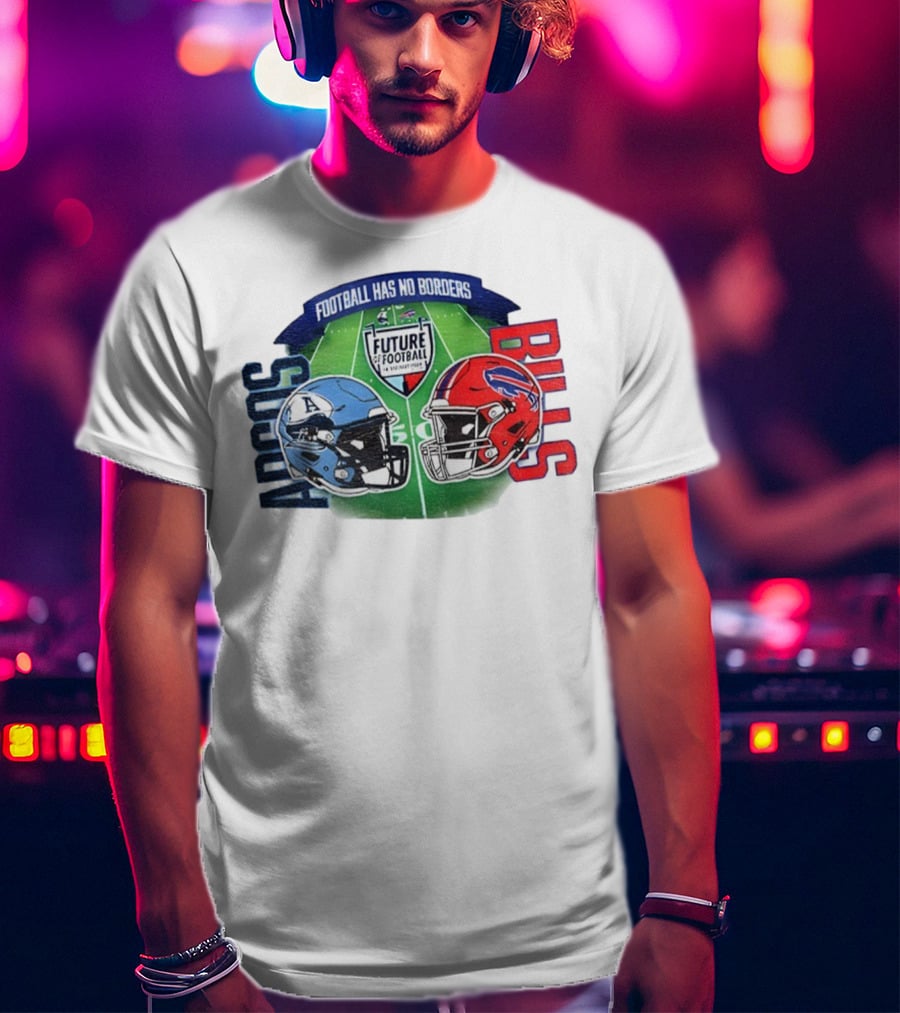 Toronto Argonauts Buffalo Bills Helmet Football Has No Borders Future Football T-Shirt