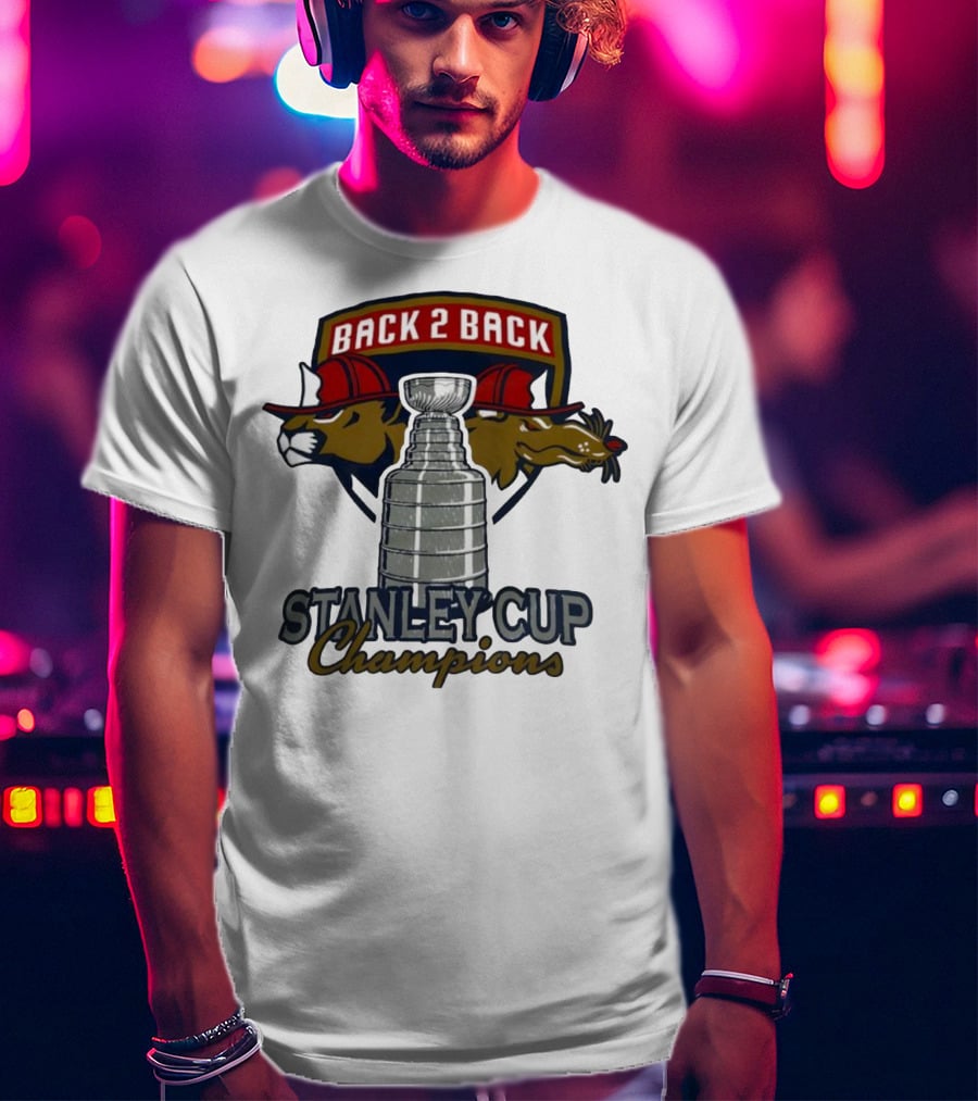 Back 2 Back Florida Panthers Stanley Cup Champions T-Shirt