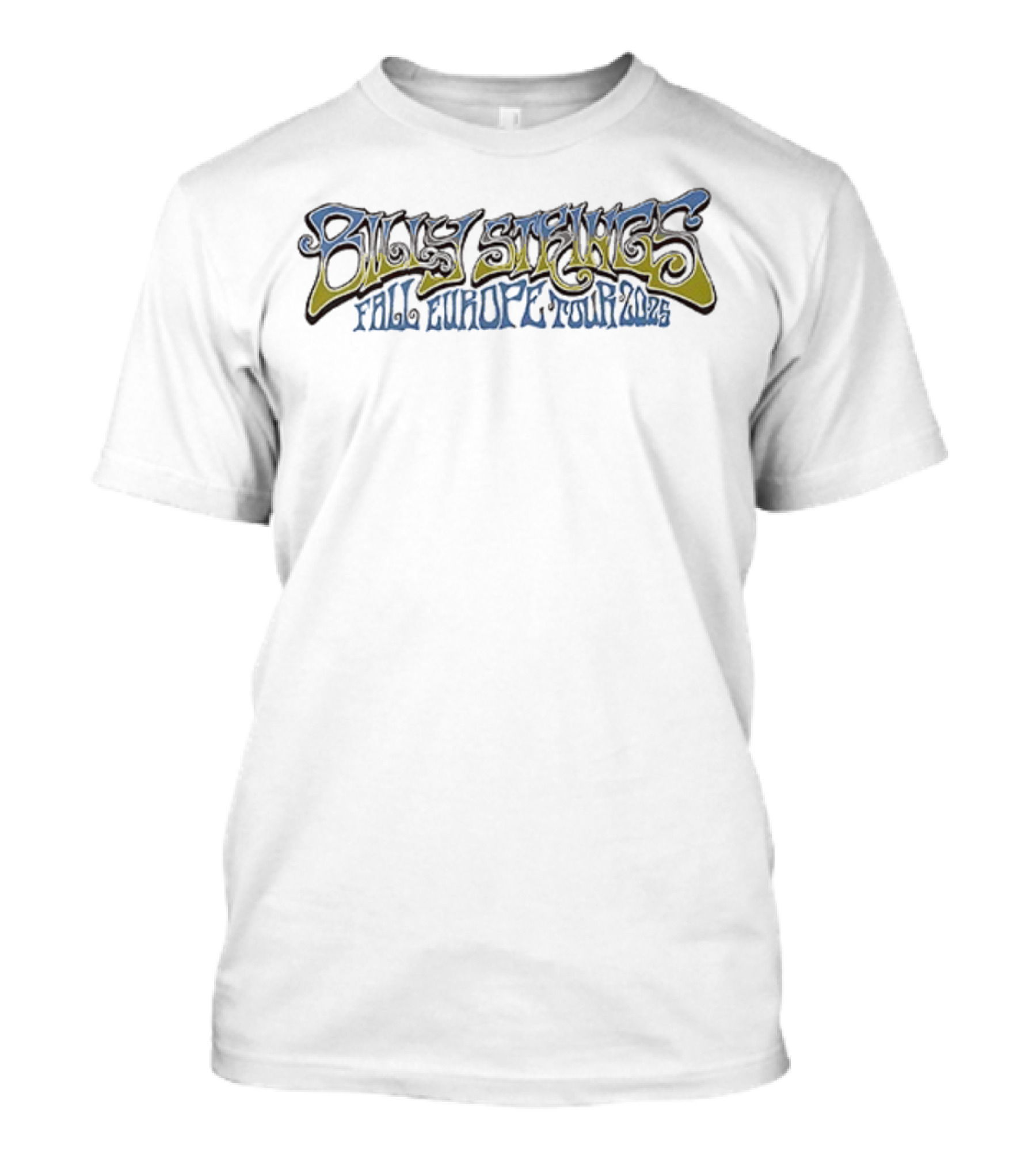 Billy Strings Fall Europe Tour 2025 Grateful Dead Dates T-Shirt