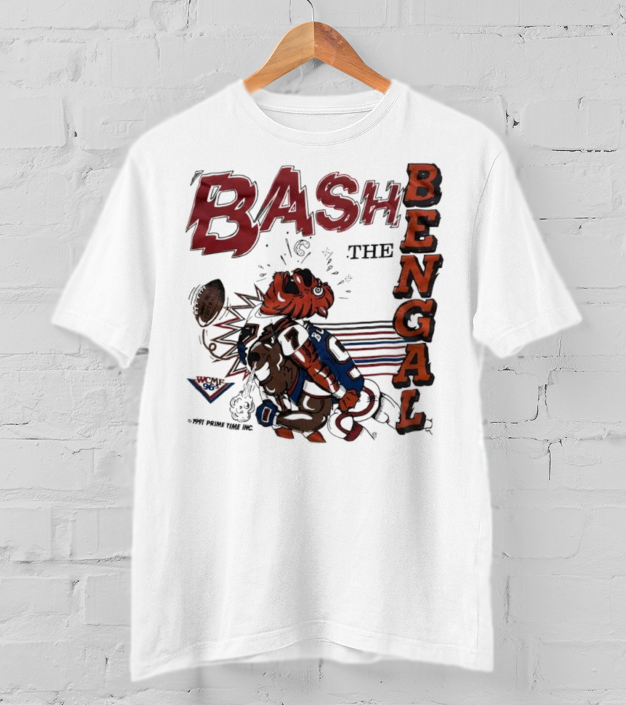 Bash The Bengal Football Rivalry Action T-Shirt