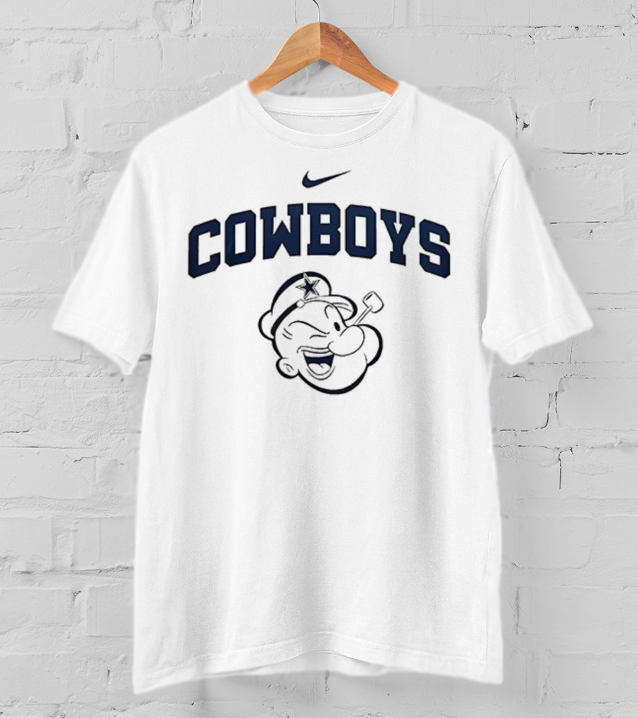 Dallas Cowboys Nike Popeye I Yam What I Yam Collaboration T-Shirt