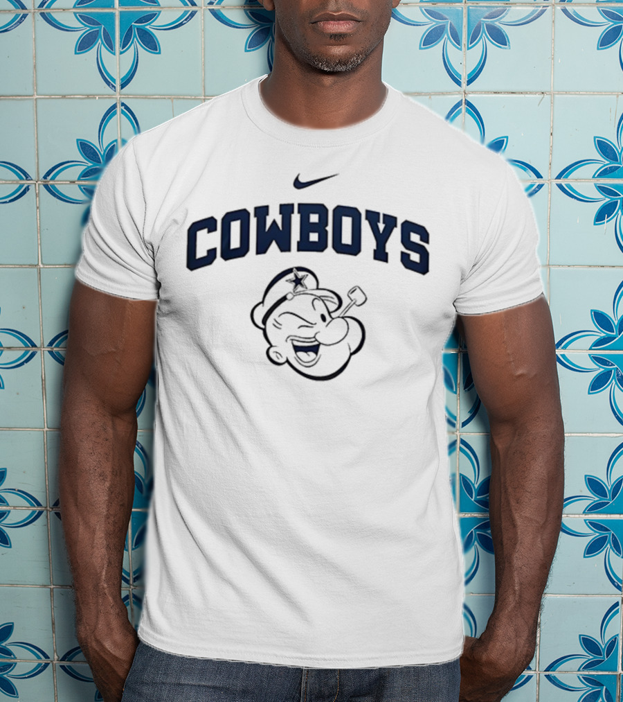 Dallas Cowboys Nike Popeye I Yam What I Yam Collaboration T-Shirt