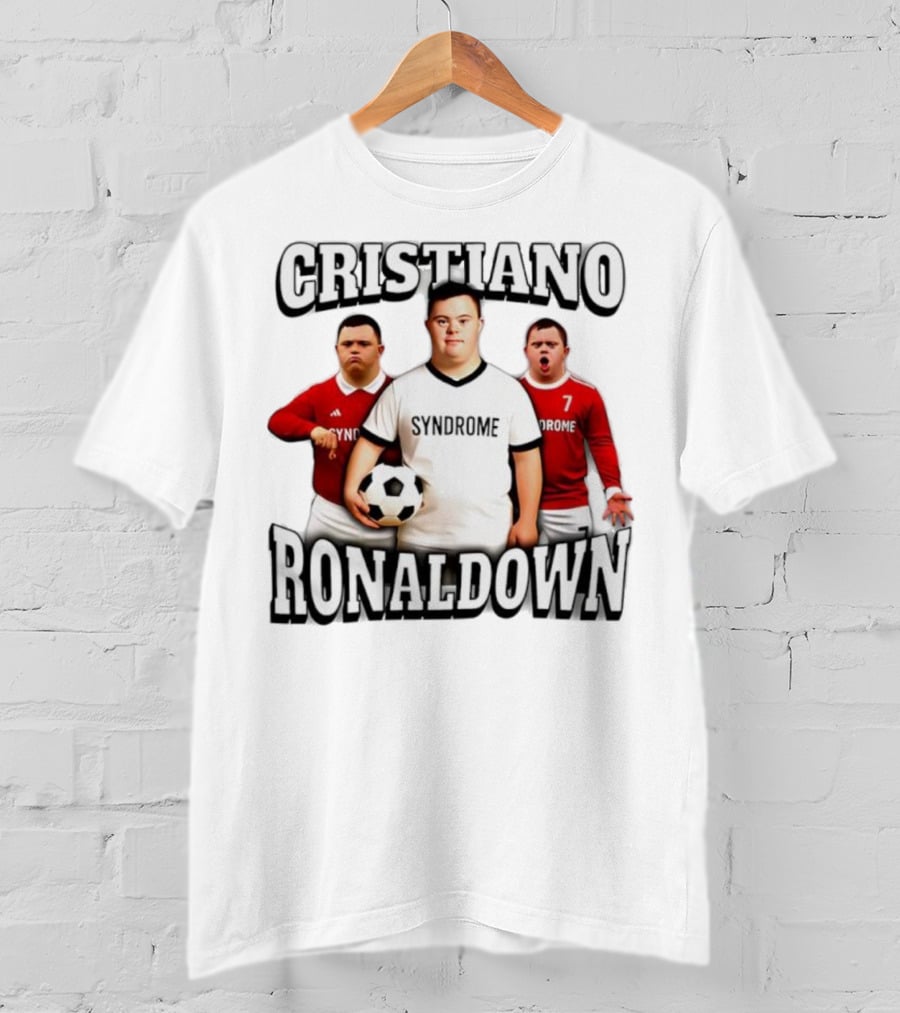 Cristiano Ronaldown Syndrome Graphic T-Shirt