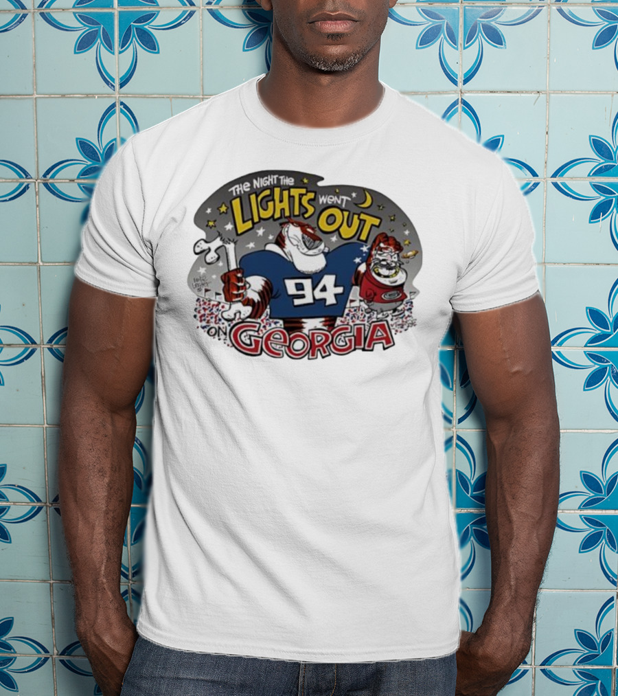 Georgia '94 The Night The Lights Went Out Football Rivalry T-Shirt