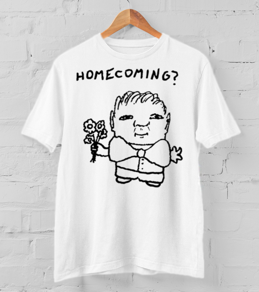 Goobsmooch Homecoming? Cute Doodle Character With Bouquet T-Shirt