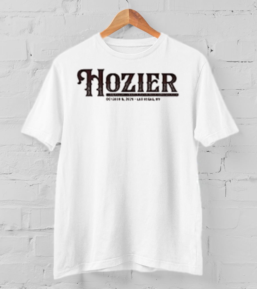 Hozier 2025 Unreal Unearth Tour Las Vegas Nevada Roses T-Shirt