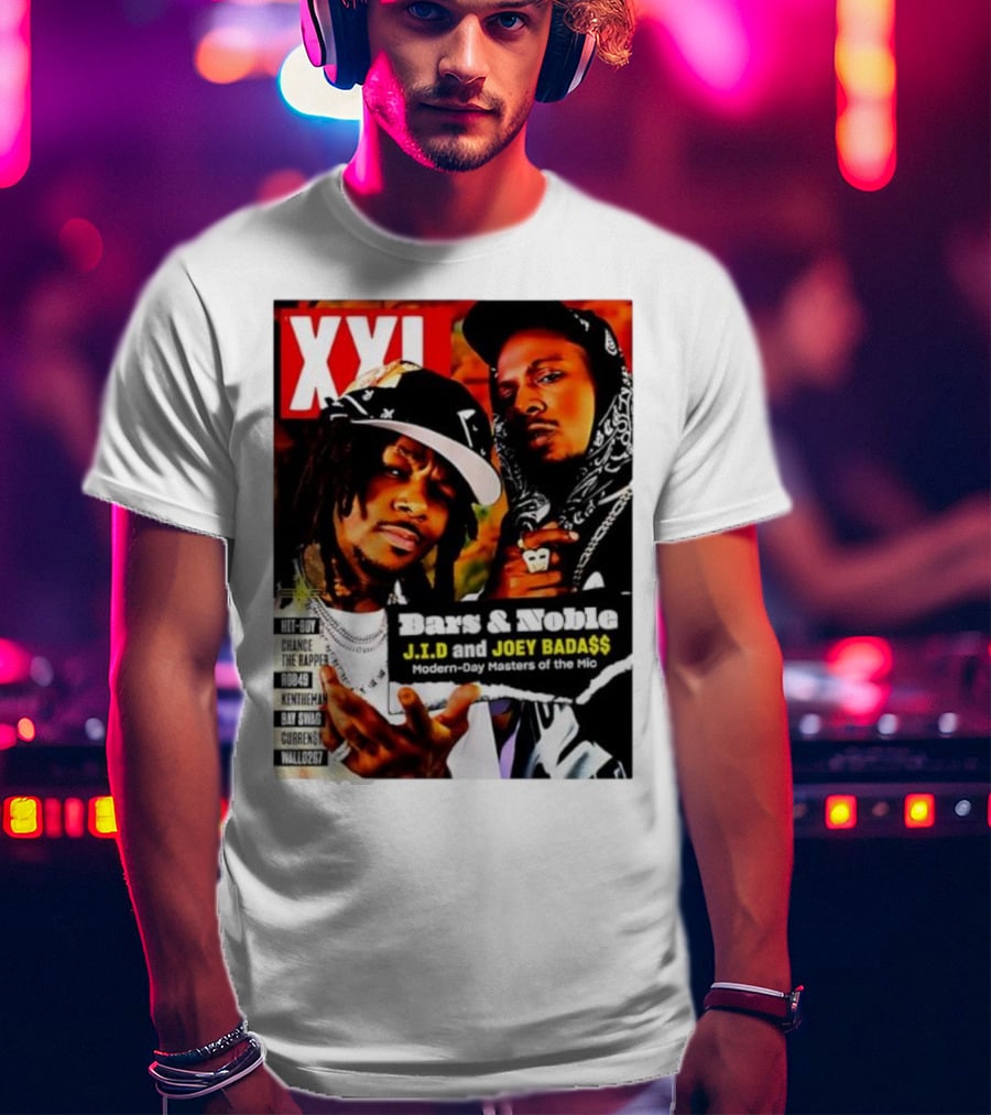 XXL Magazine JID Joey Badass Bars & Noble Modern-Day Masters Of The Mic T-Shirt