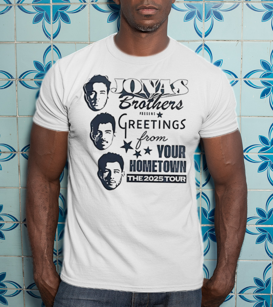 Jonas Brothers Greetings From Your Hometown The 2025 Tour T-Shirt