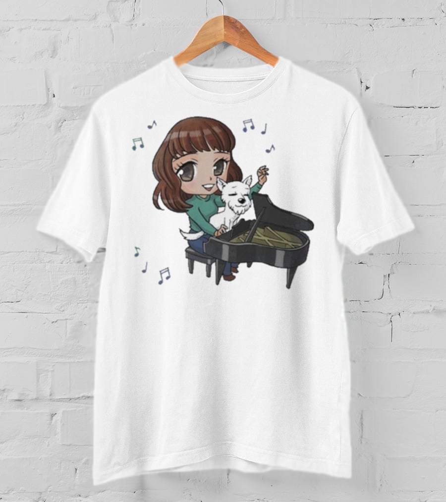 Mark Crilley Kara And Bradford Piano Playing Melody T-Shirt