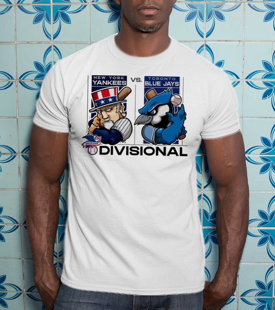 New York Yankees Vs Toronto Blue Jays American League Divisional 2025 T-Shirt