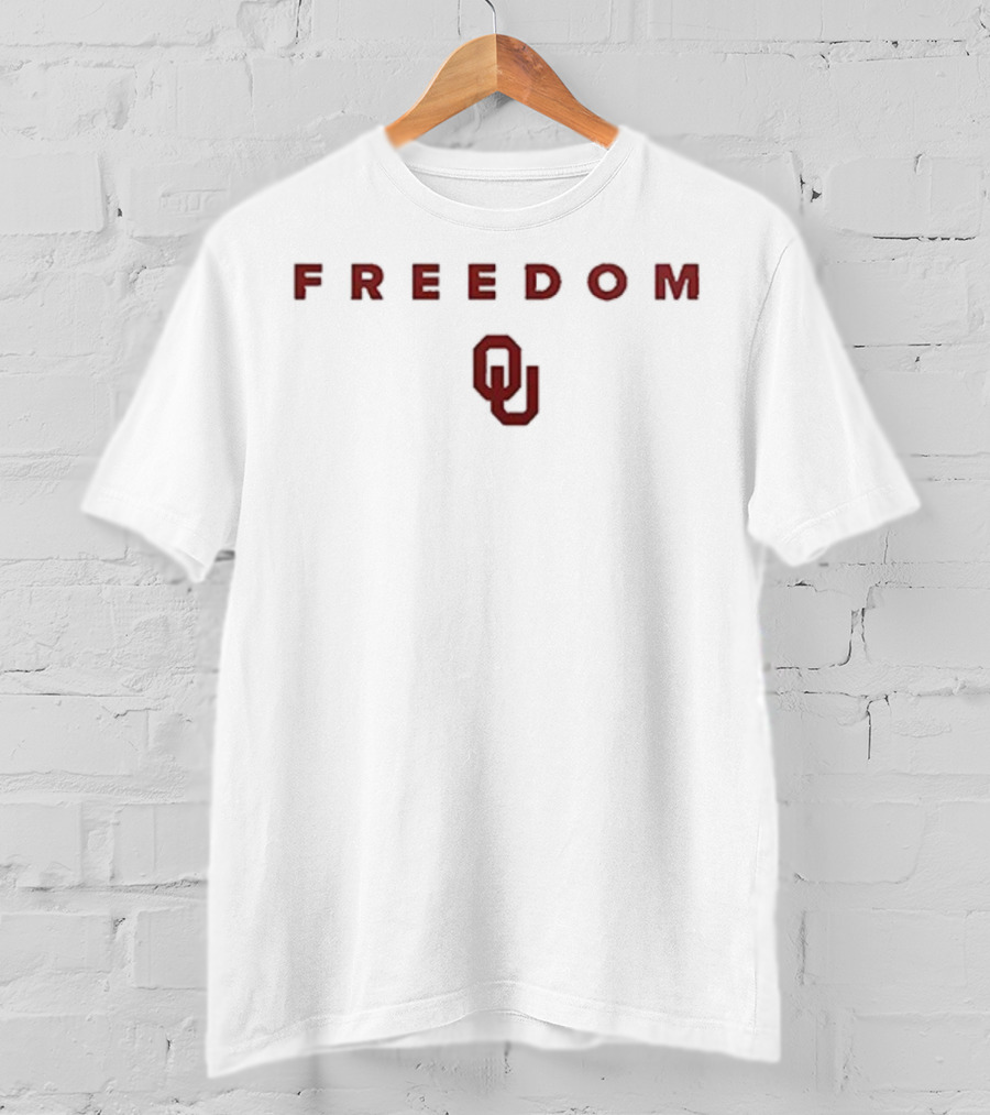Freedom Oklahoma Sooners OU University T-Shirt