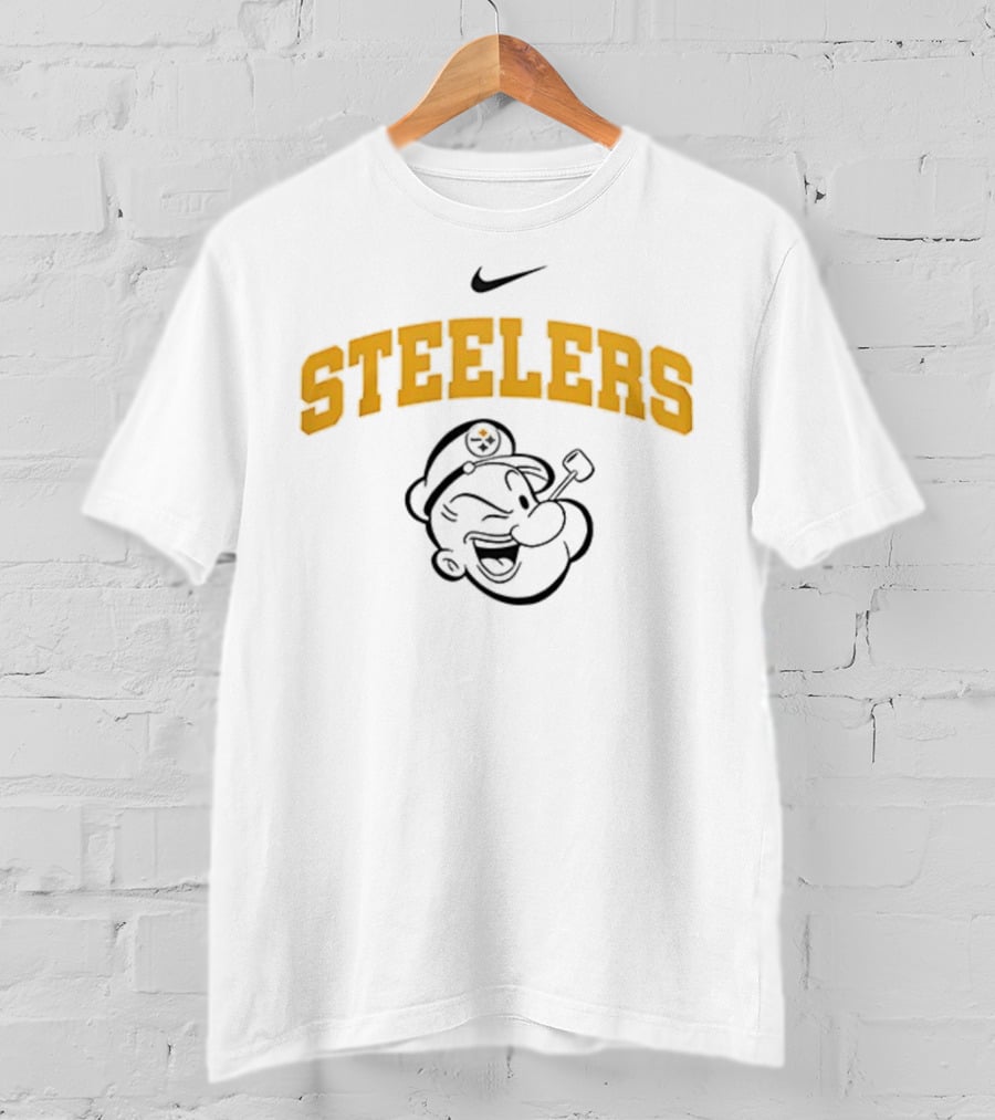 Pittsburgh Steelers Nike Popeye I Yam What I Yam Collaboration T-Shirt