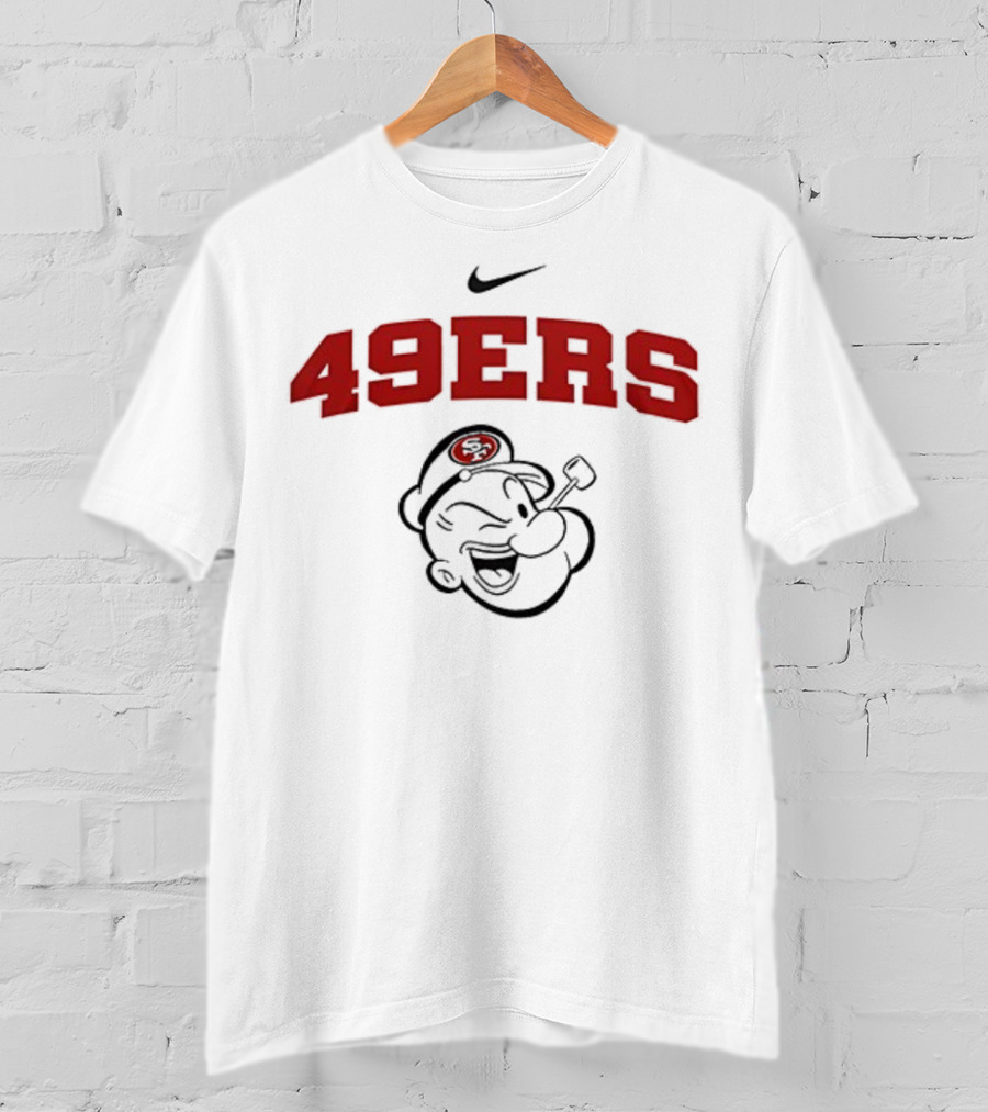 San Francisco 49ers Nike Popeye I Yam What I Yam T-Shirt