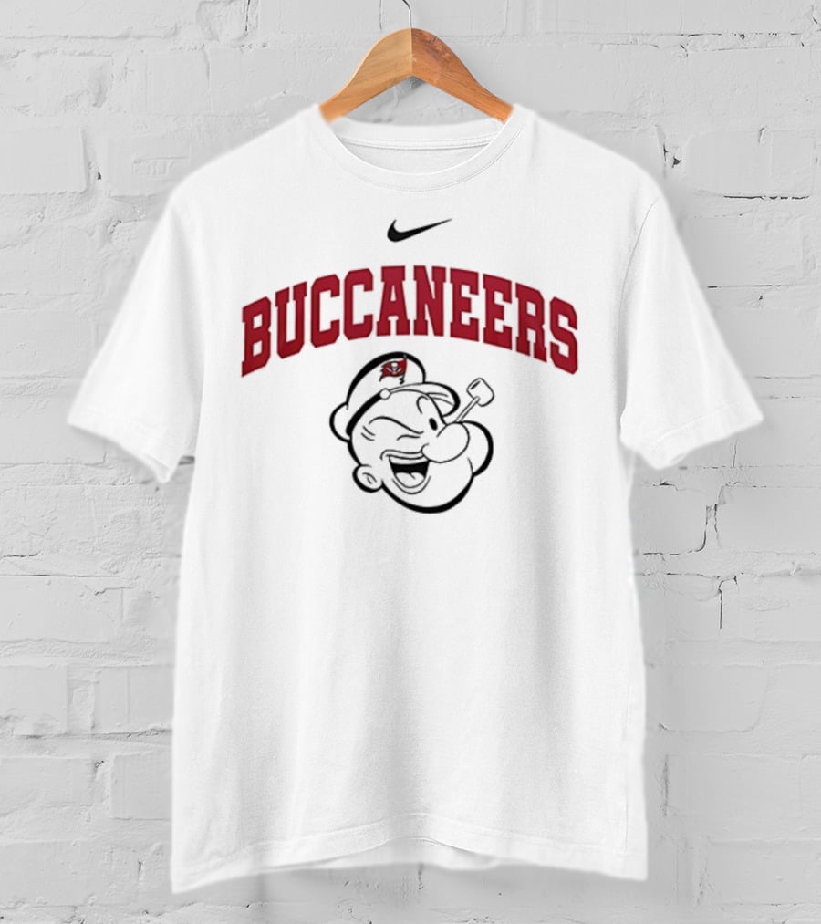 Tampa Bay Buccaneers Buccaneers Popeye I Yam What I Yam Nike T-Shirt