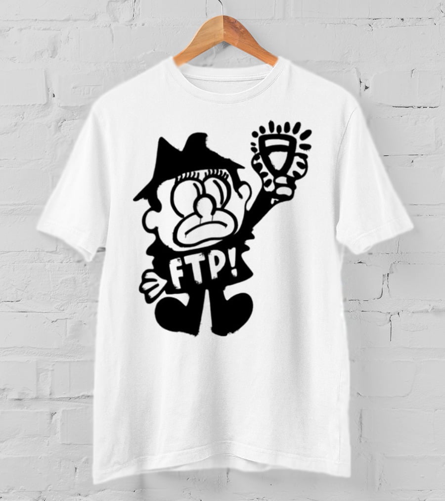 Ftp Slawn Character Holding Light Bulb T-Shirt