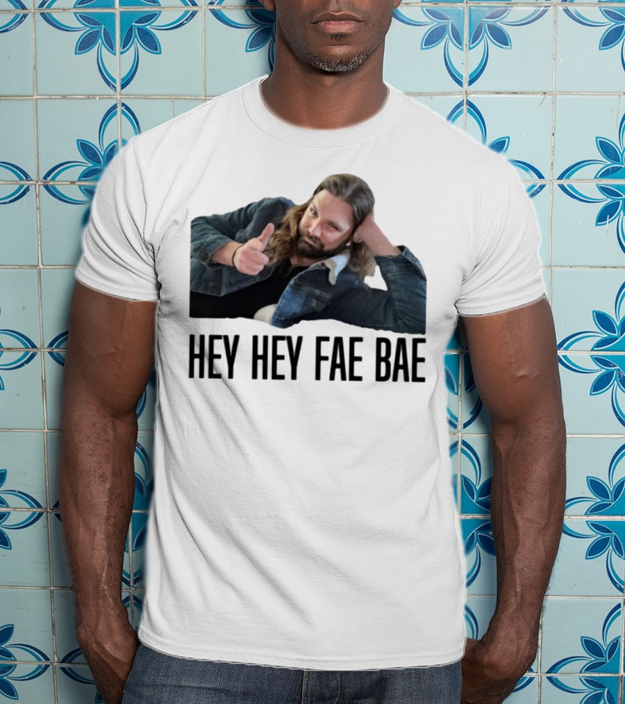 Hey Hey Fae Bae Denim Pose T-Shirt