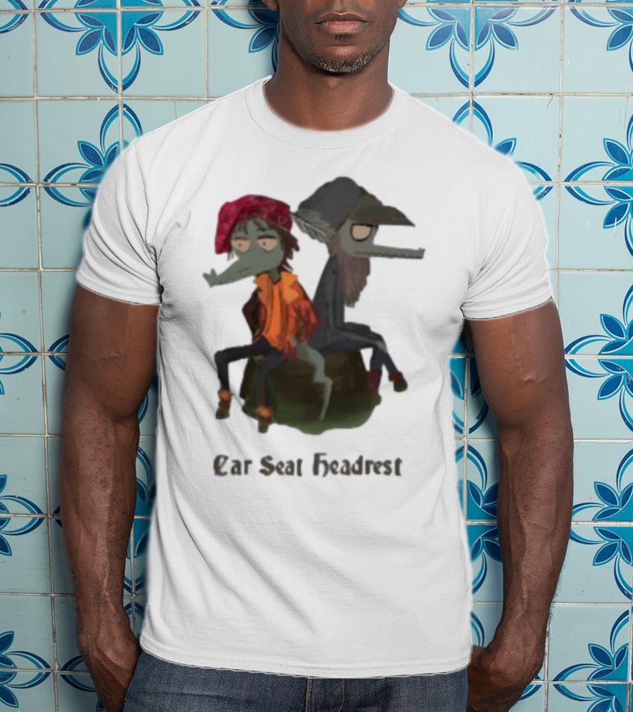 Matador Records Car Seat Headrest Cartoon Characters Collaboration T-Shirt