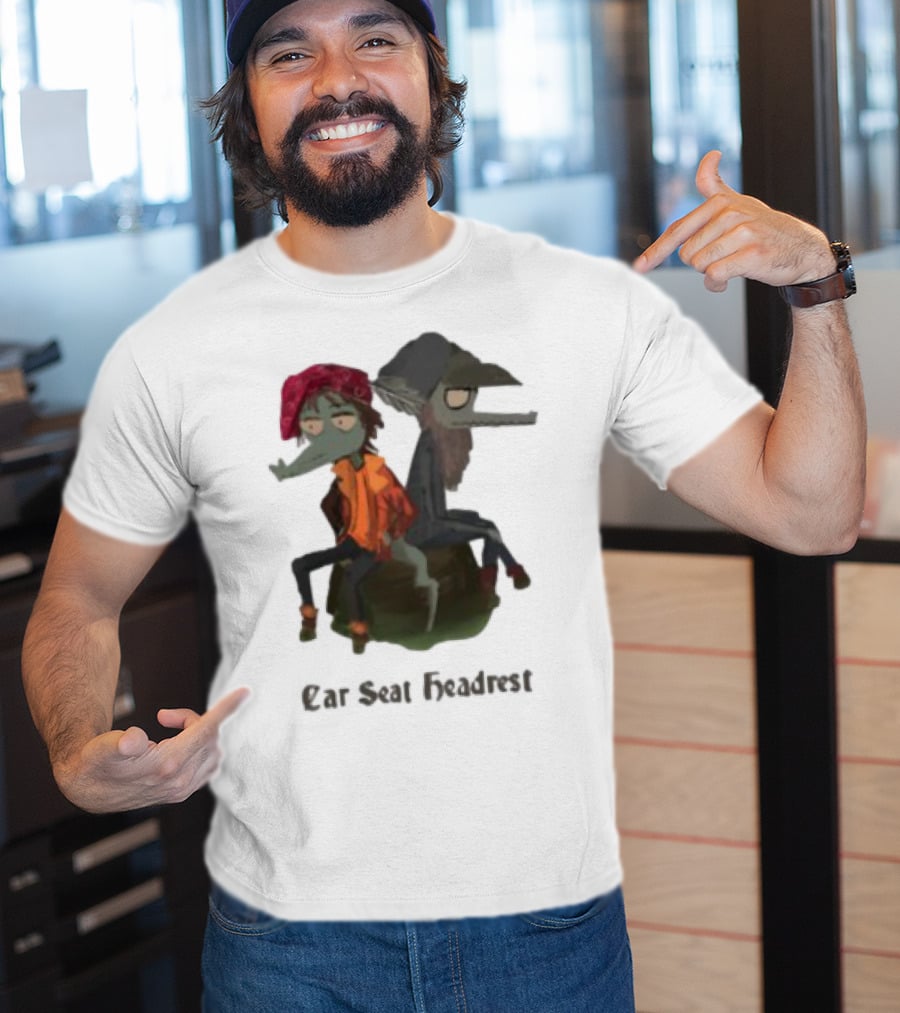 Matador Records Car Seat Headrest Cartoon Characters Collaboration T-Shirt