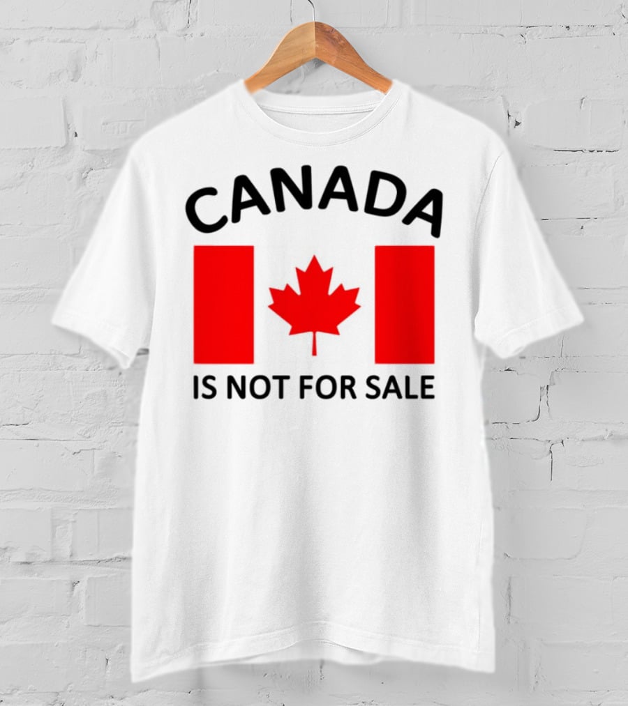 Mike Myers Canada Is Not For Sale Maple Leaf Flag T-Shirt