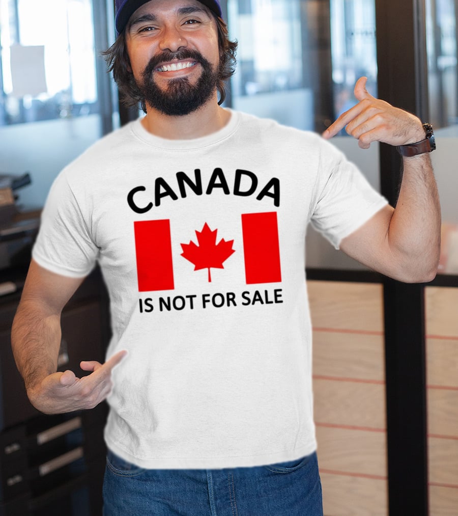 Mike Myers Canada Is Not For Sale Maple Leaf Flag T-Shirt