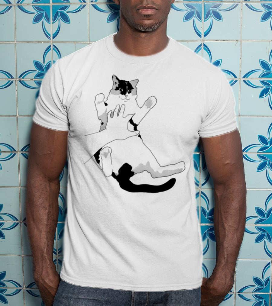 MK Belly Rub Cat Paws Cute Playful Kitten T-Shirt