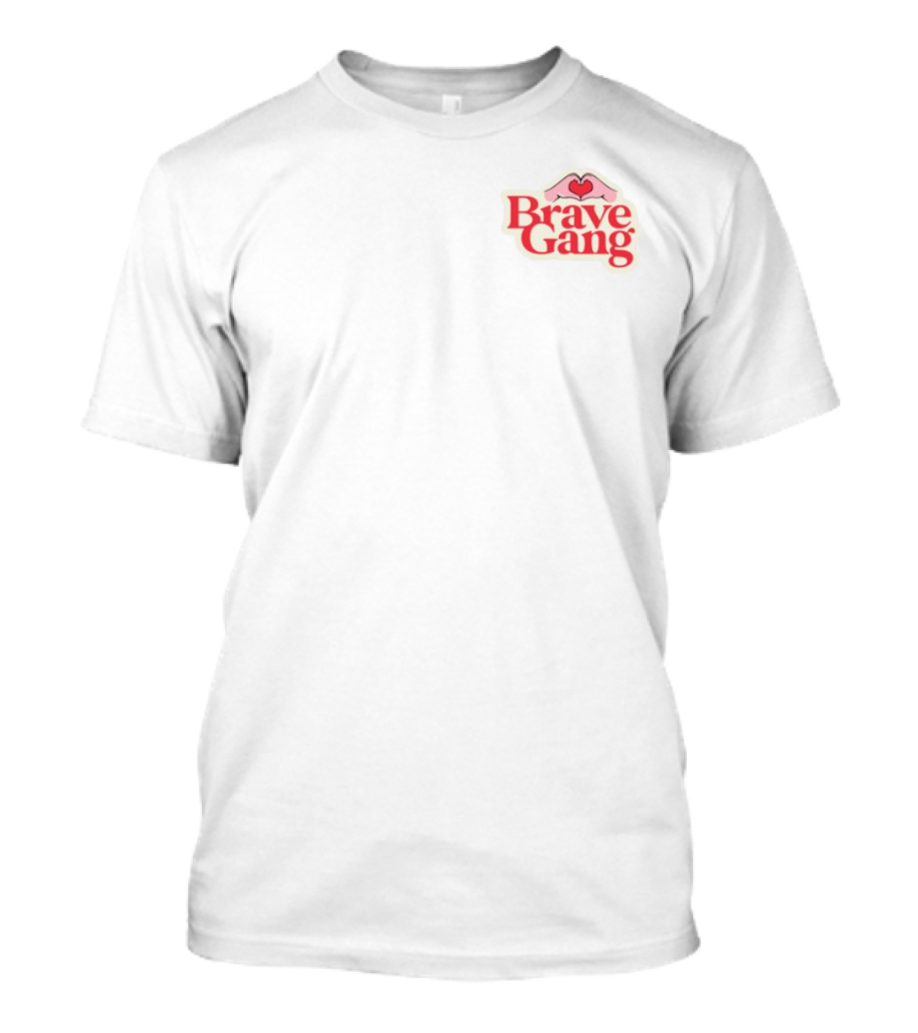 Shop The Bravest Brave Gang Heart Hands Icon T-Shirt