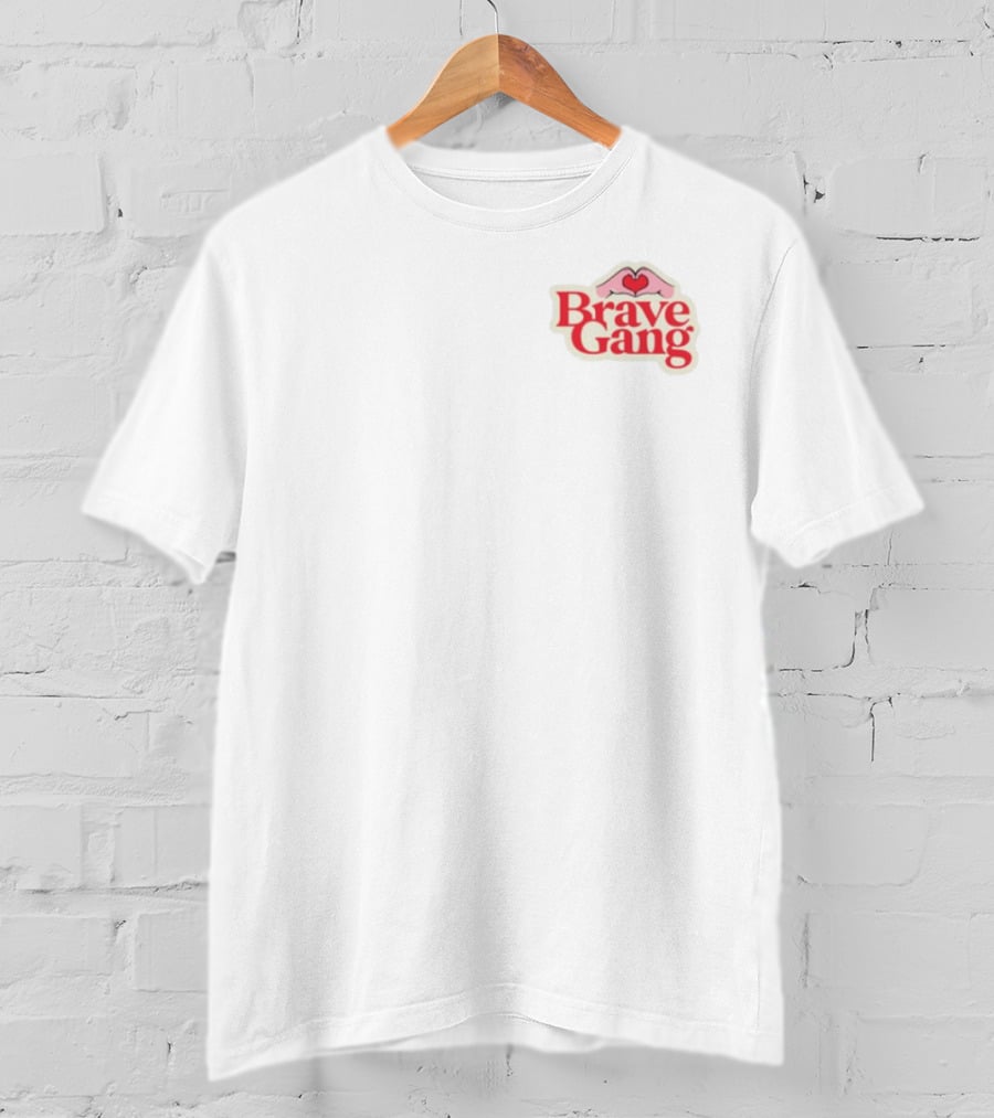 Shop The Bravest Brave Gang Heart Hands Icon T-Shirt