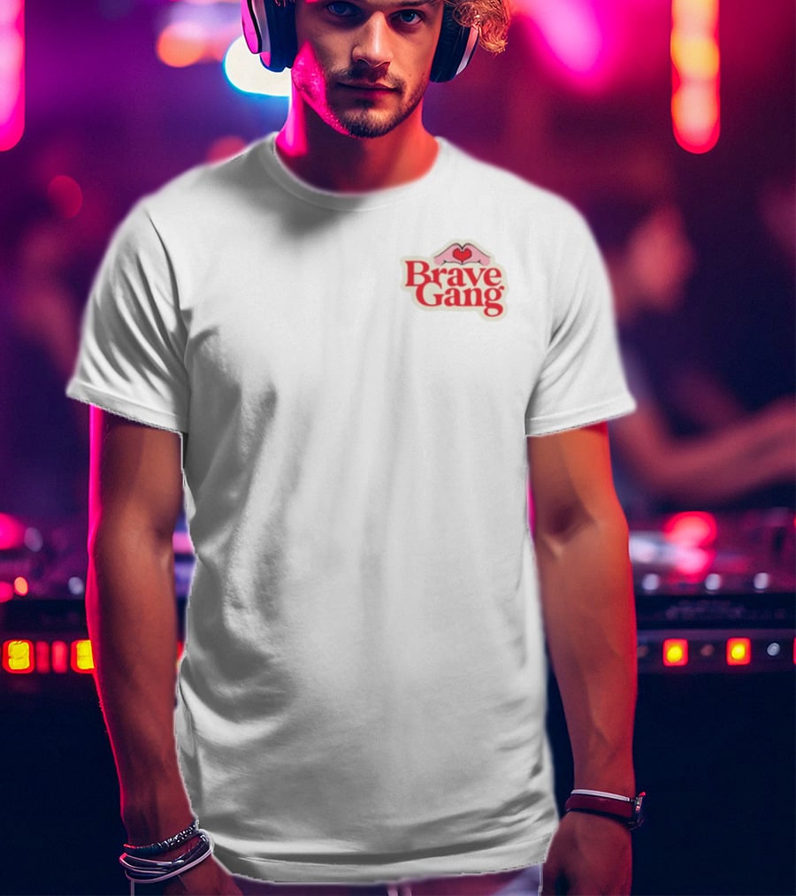 Shop The Bravest Brave Gang Heart Hands Icon T-Shirt