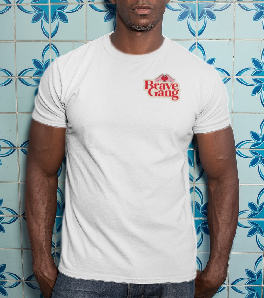 Shop The Bravest Brave Gang Heart Hands Icon T-Shirt