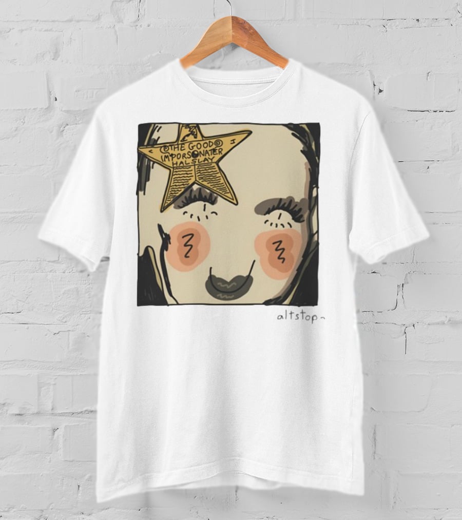 The Good Impersonator Halsey Altstop Star Face Sketch T-Shirt