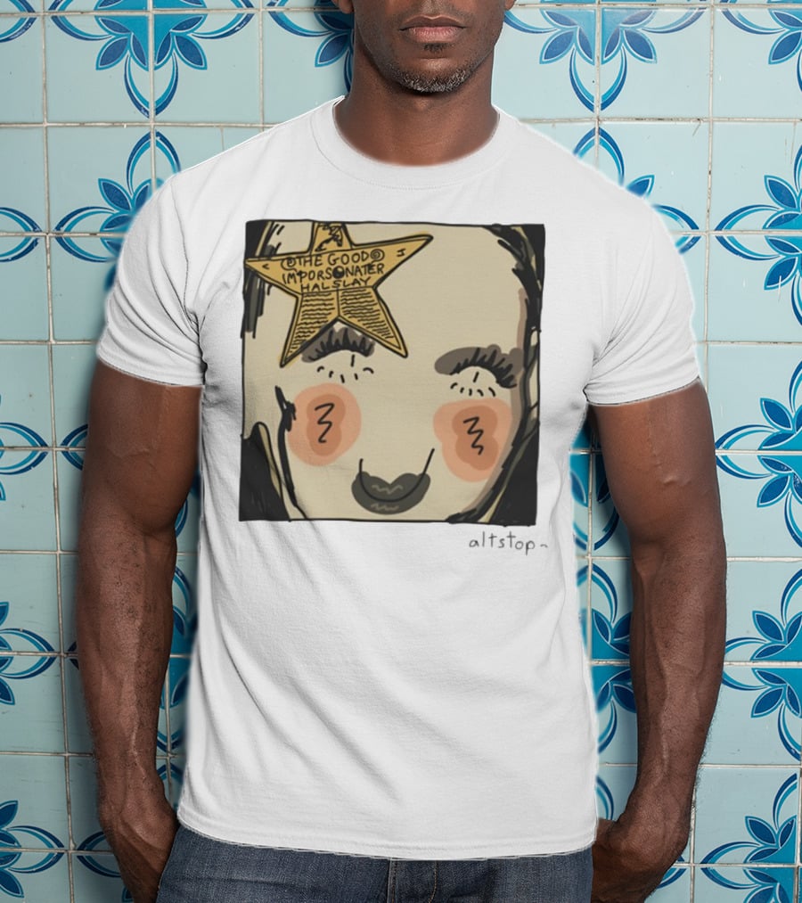 The Good Impersonator Halsey Altstop Star Face Sketch T-Shirt