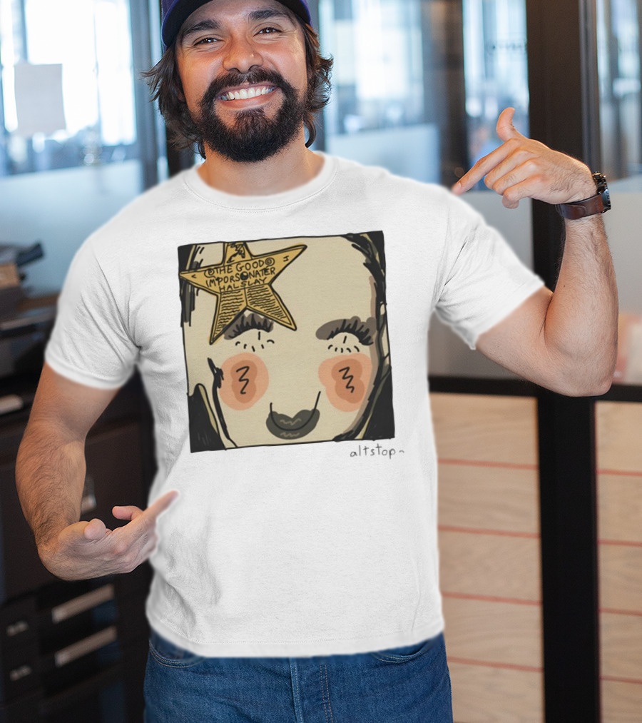 The Good Impersonator Halsey Altstop Star Face Sketch T-Shirt