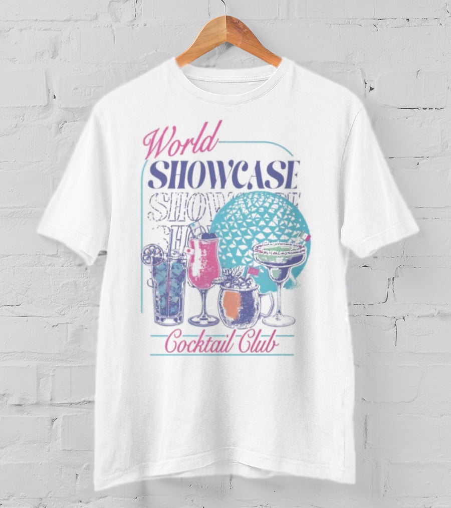 World Showcase Cocktail Club The Lost Bros T-Shirt