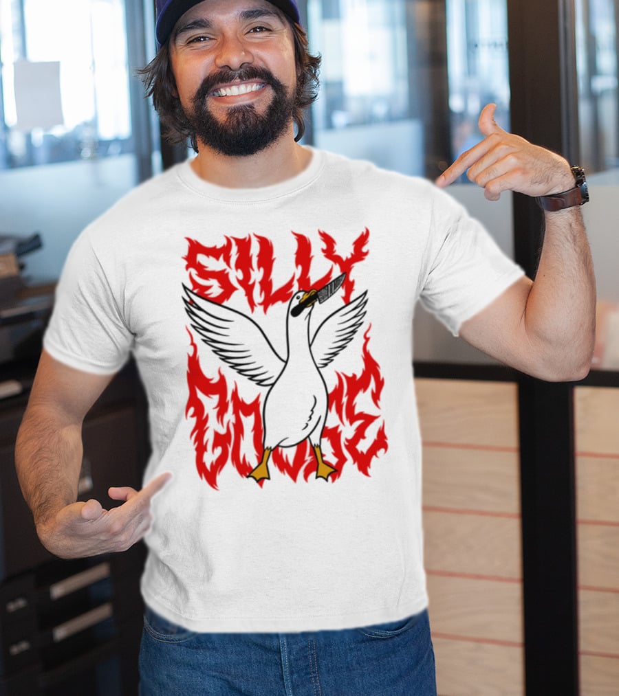 Silly Goose Tragic Girls Flame Style T-Shirt