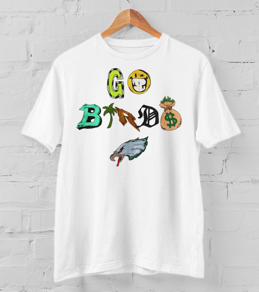 Philadelphia Eagles 2025 Go Birds NFL Football Fan Graphic T-Shirt