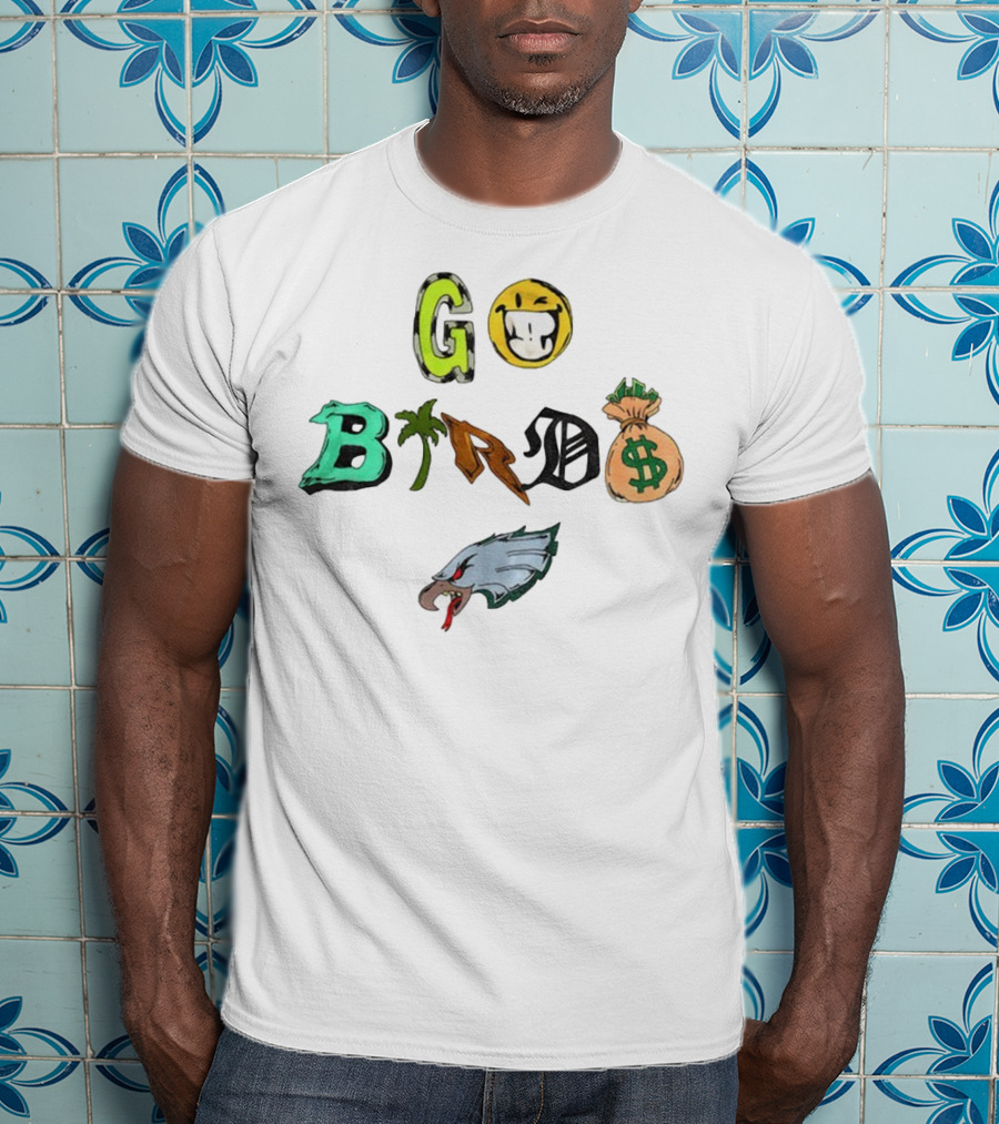 Philadelphia Eagles 2025 Go Birds NFL Football Fan Graphic T-Shirt