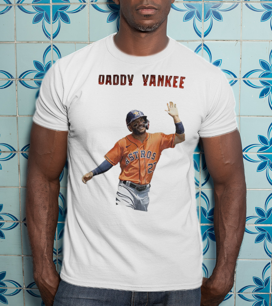 Daddy Yankee Jose Altuve Houston Astros Baseball Star T-Shirt