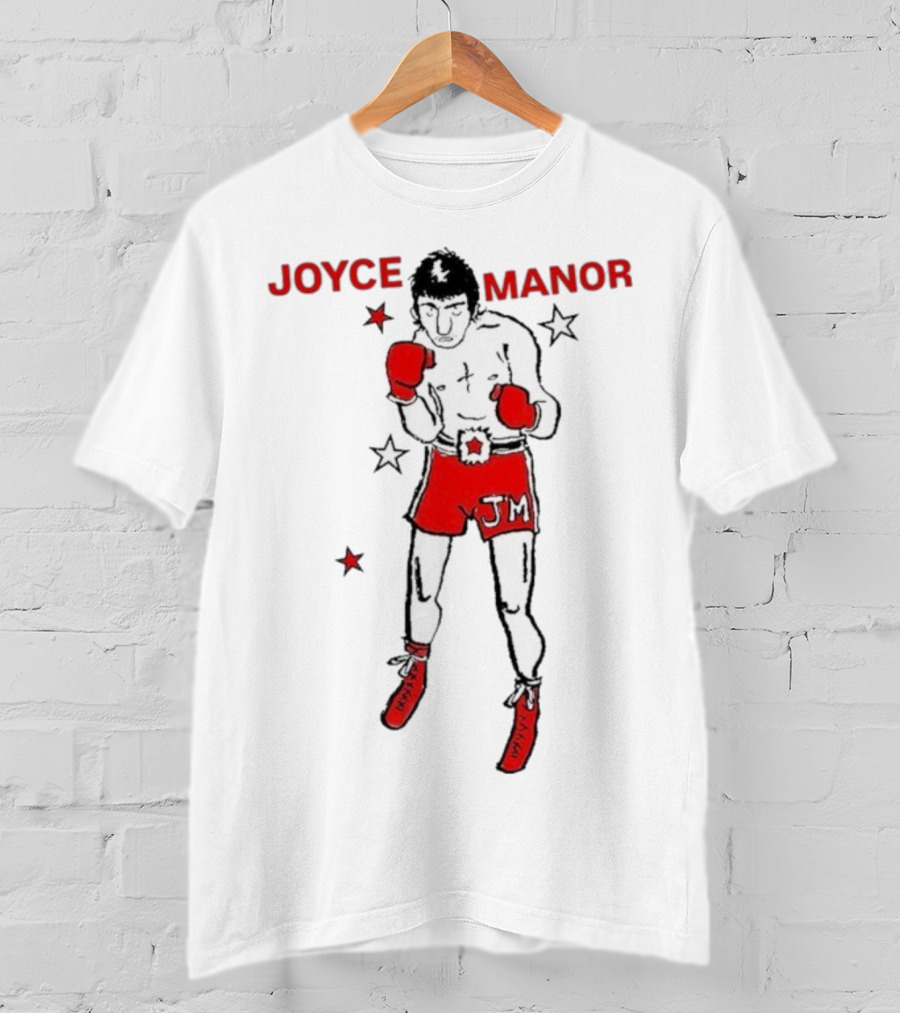 Joyce Manor JM Boxer With Red Gloves And Stars T-Shirt