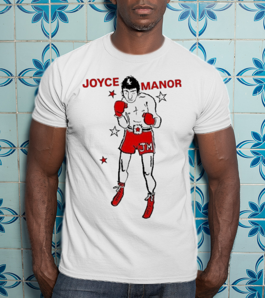 Joyce Manor JM Boxer With Red Gloves And Stars T-Shirt