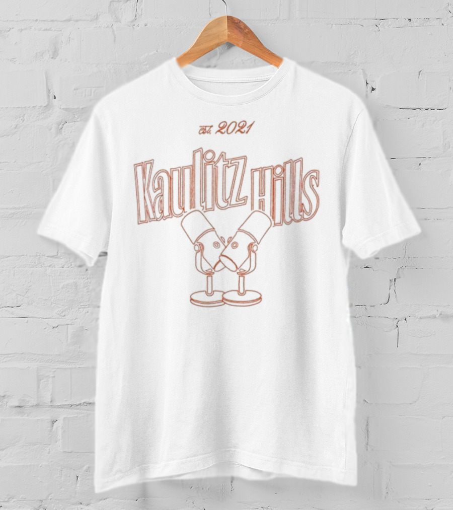 Kaulitz Hills Est 2021 Podcast Celebratory Mic Cheers T-Shirt