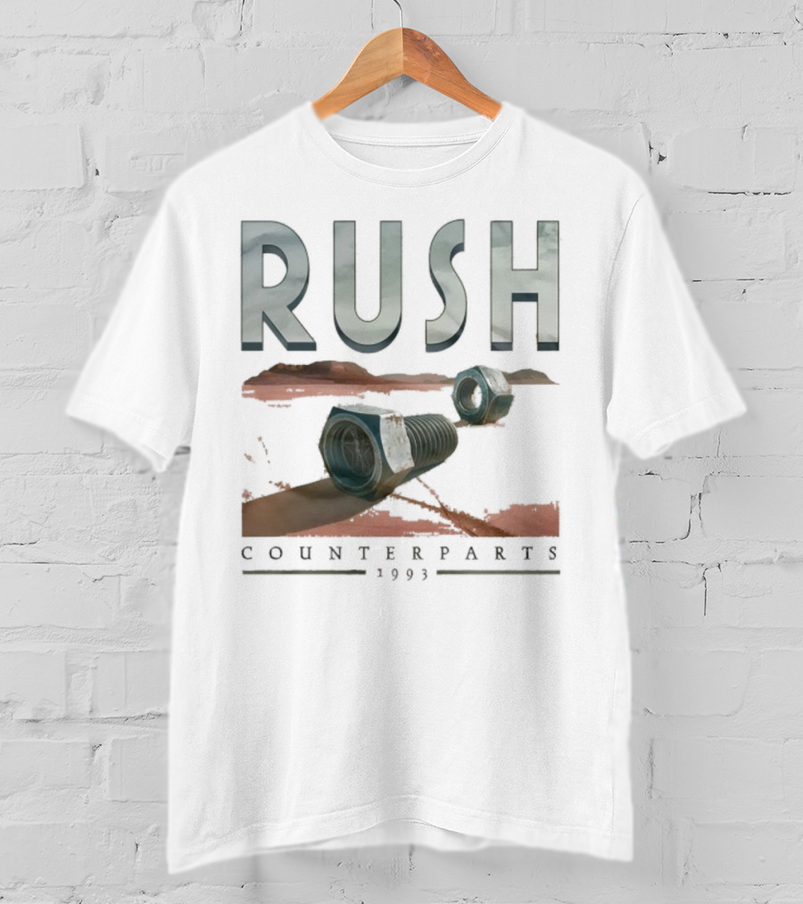 Rush Counterparts 1993 Desert Album Art T-Shirt