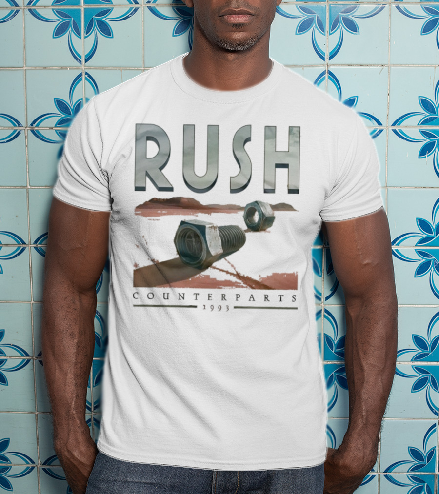 Rush Counterparts 1993 Desert Album Art T-Shirt