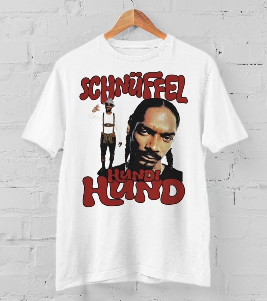Snoop Dogg Schnüffel Hundi Hund German Style T-Shirt