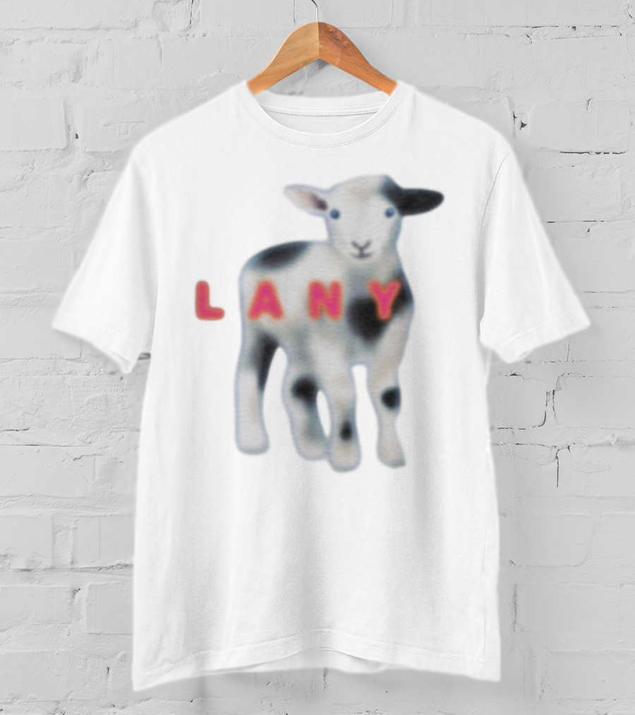 Lany Lamb Cute Animal Design T-Shirt