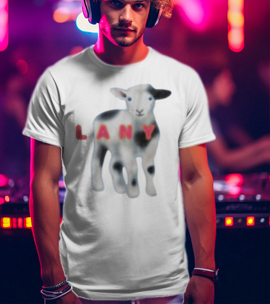 Lany Lamb Cute Animal Design T-Shirt