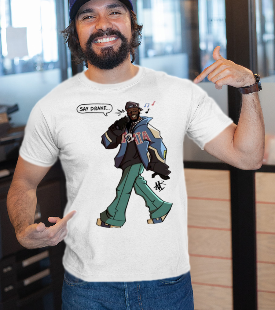 Windandsea Kendrick Lamar Say Drake Illustration T-Shirt