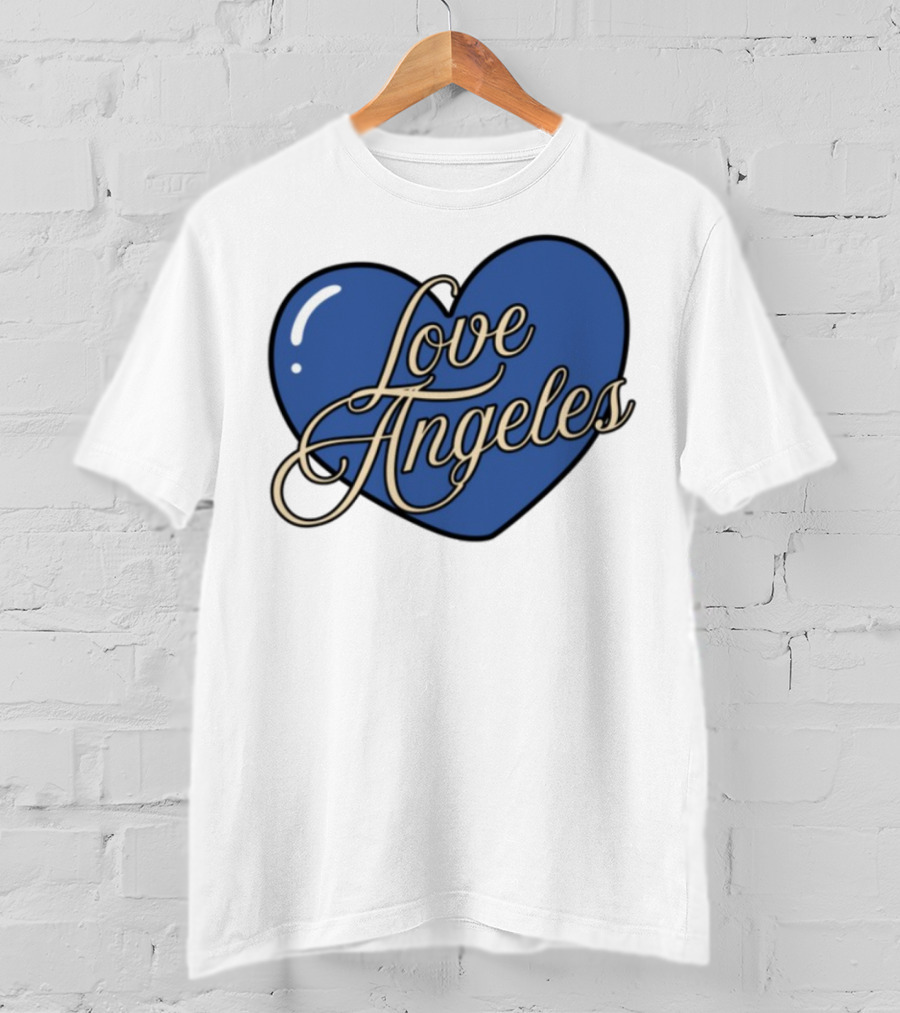 Bffs & Babes Love Angeles Heart Design T-Shirt