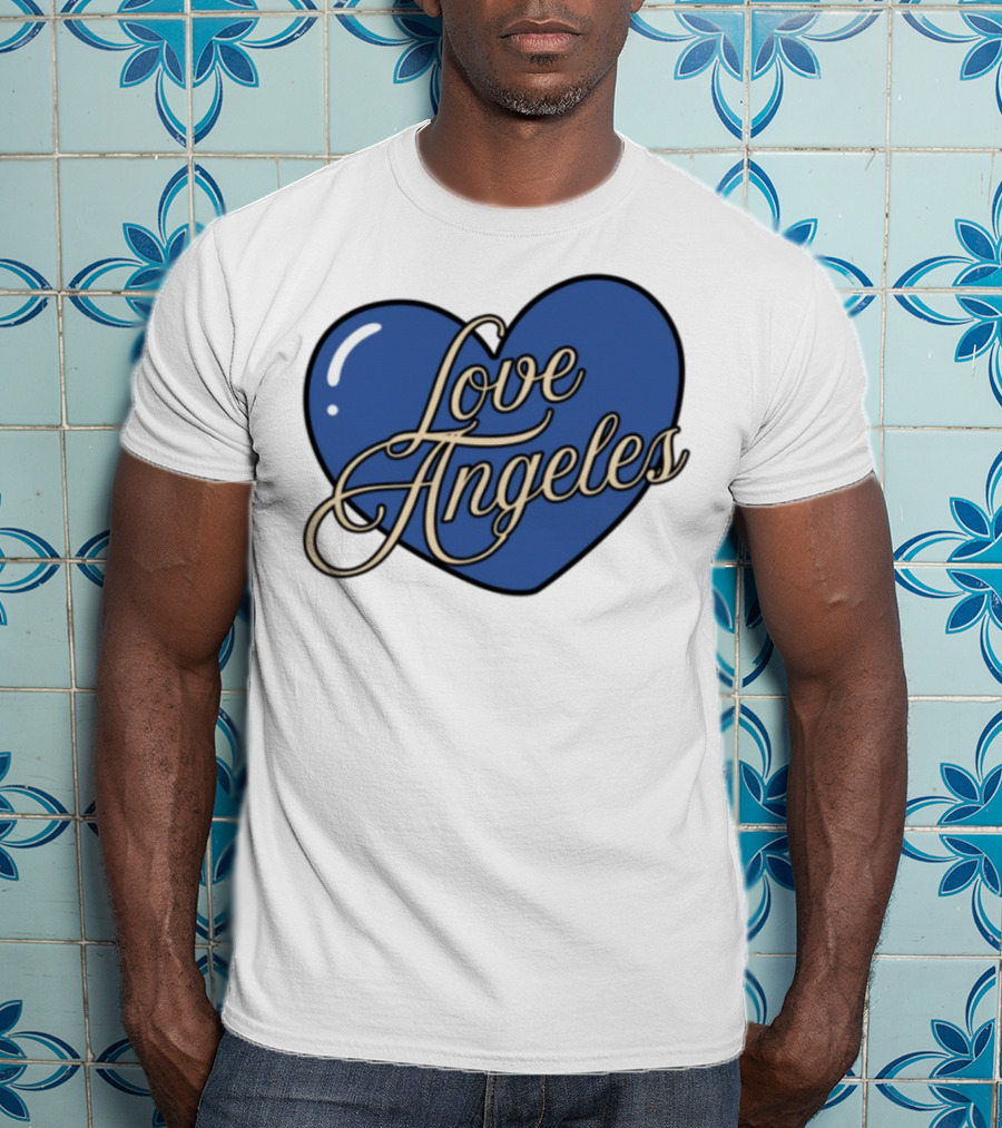 Bffs & Babes Love Angeles Heart Design T-Shirt