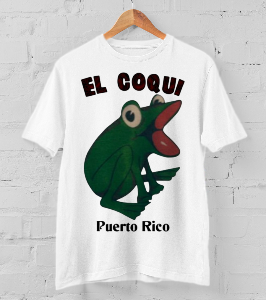 El Coqui Frog Puerto Rico Cultural Icon T-Shirt
