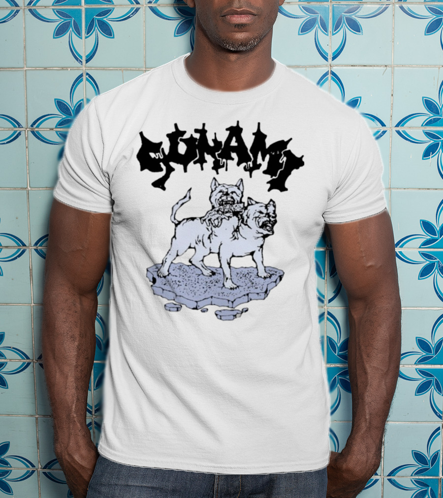 Sunami Dogs Insane Two-Headed Canine Rugged Terrain T-Shirt